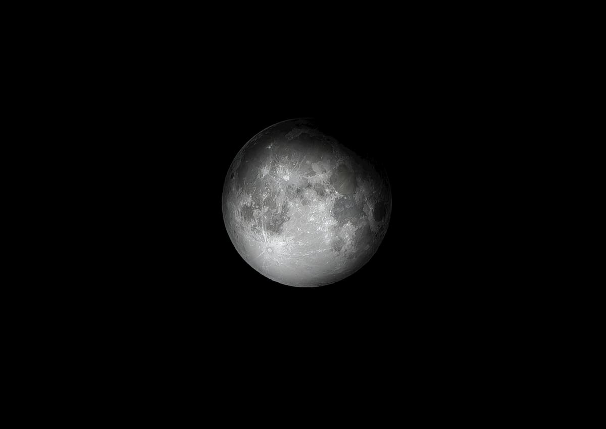 Vista de la Luna. //Pexels