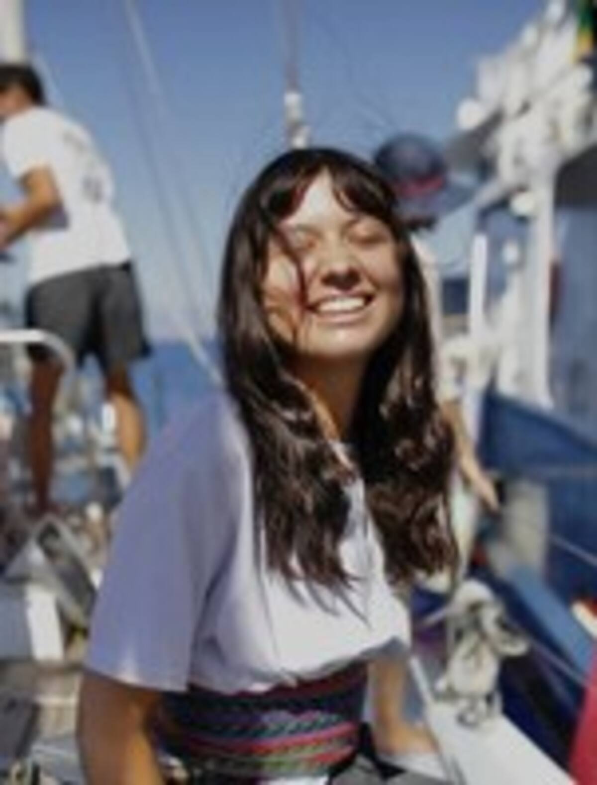 Luna Barreto, activista de la Global Sumud Flotilla detenida por Israel. // Colprensa