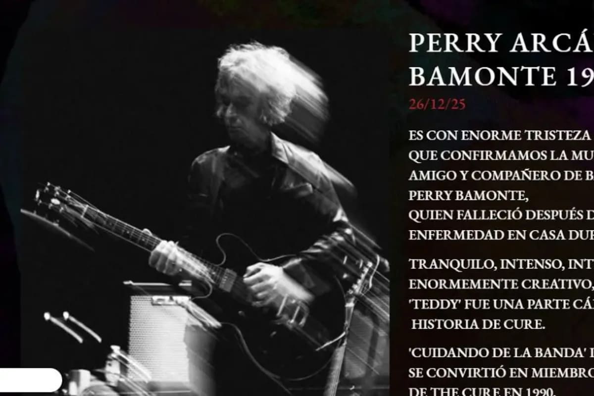 Luto en la música: falleció Perry Bamonte, músico de The Cure