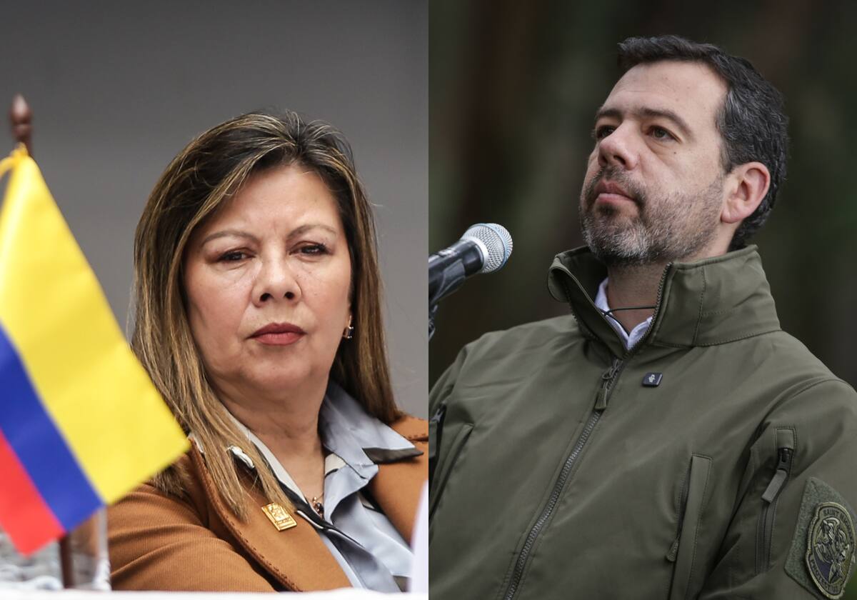 La fiscal general de la Nación, Luz Adriana Camargo y Carlos Fernando Galán, alcalde de Bogotá. // Fotos: Colprensa.