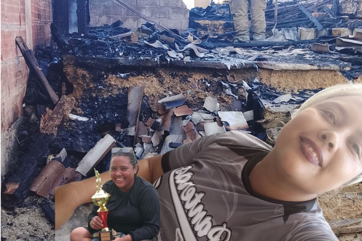 Video: el voraz incendio que dejó sin techo a una deportista cartagenera