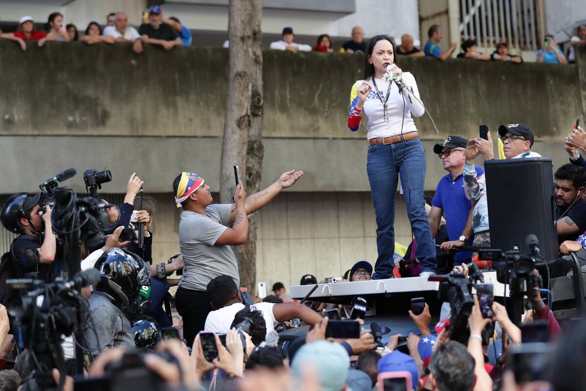 María Corina Machado habló tras investidura de Nicolás Maduro