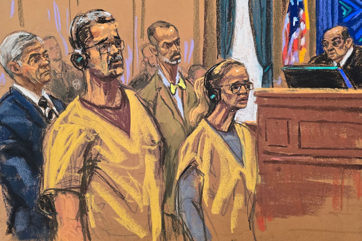 Nicolás Maduro, y su esposa, Cilia Flores, declararon nuevamente en una audiencia pública. // Foto: EFE/Jane Rosenberg
