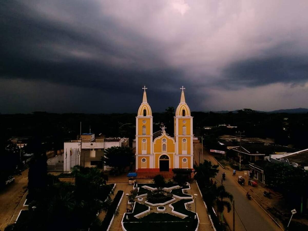 La tensa situación se presentó en el municipio de Mahates - Bolívar. //CORTESÍA