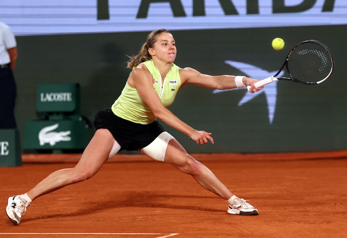 La polaca Maja Chwalinska ha hecho historia con su recorrido en Roland Garros 2026. //Foto, EFE: MOHAMMED BADRA