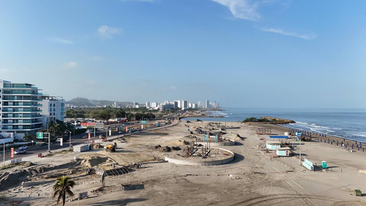 Malecón del Mar ya genera 225 empleos y se encamina a los 300. // Foto: cortesía - Alcaldía de Cartagena.