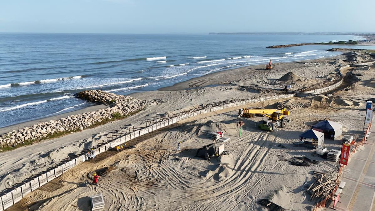 Malecón del Mar ya genera 225 empleos y se encamina a los 300. // Foto: cortesía - Alcaldía de Cartagena.