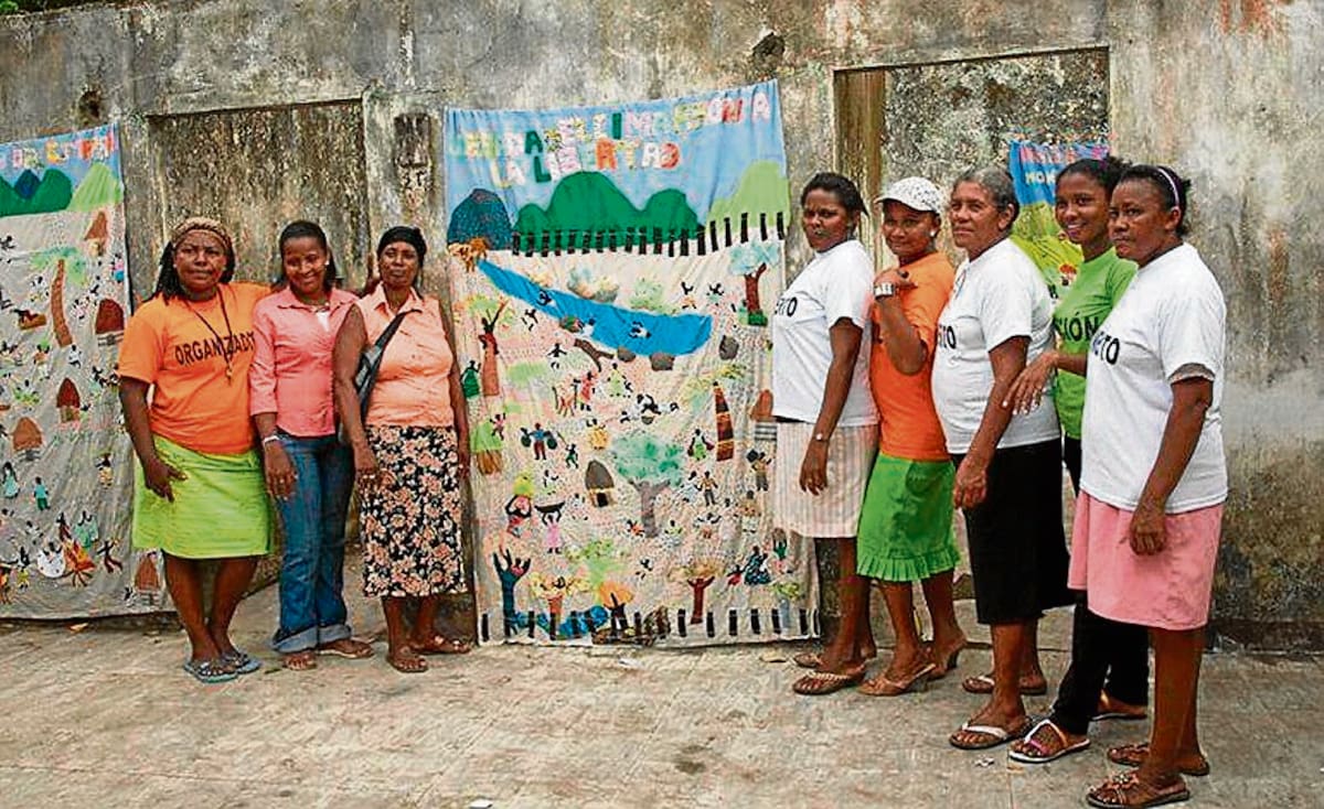 Las Mujeres de Mampuján han forjado su propio museo con sus tejidos resilientes y artísticos. //Foto: archivo El Universal.