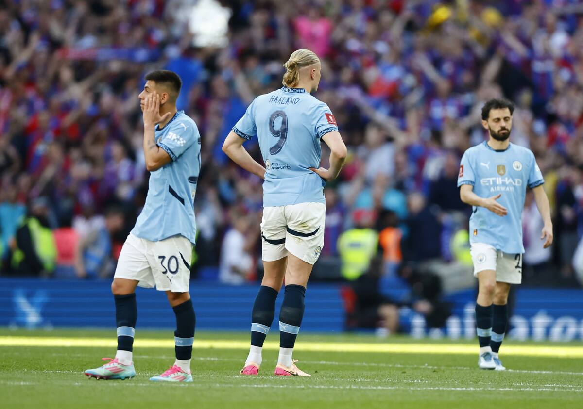 Manchester City cayó en la final de la FA Cup ante Crystal Palace. //EFE