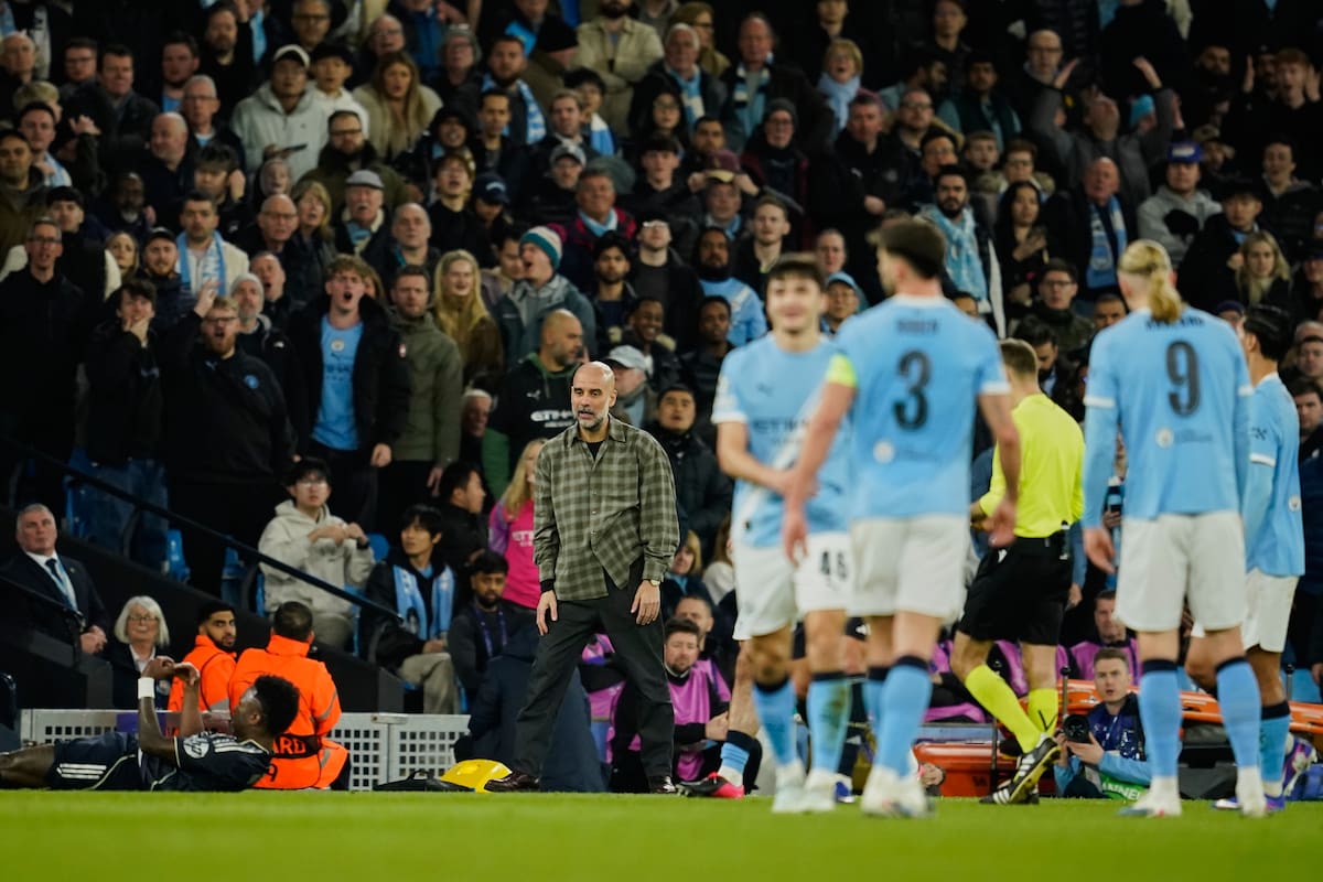 Manchester City cayó ante Real Madrid en los octavos de final en la UEFA Champions League. //Foto, AP: Dave Thompson