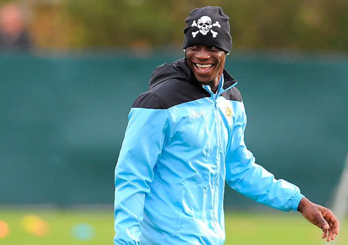 Mario Balotelli, delantero italiano del Manchester City AFP ANDREW YATES