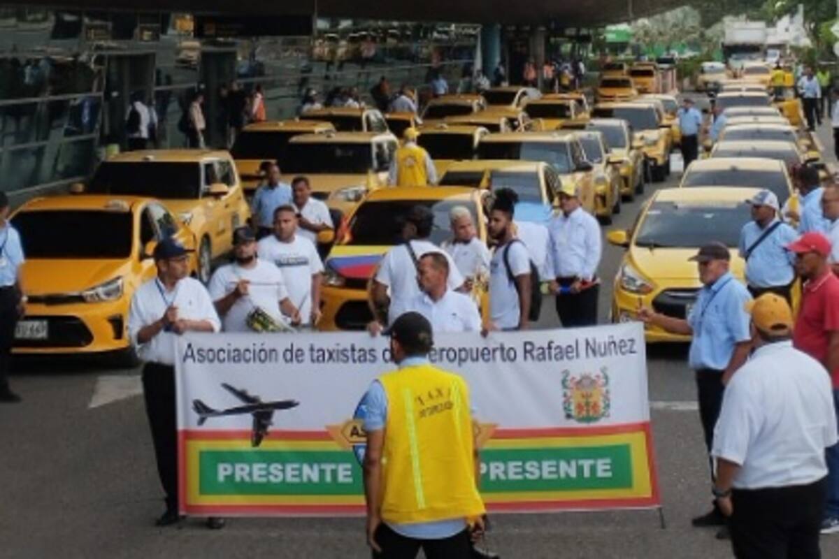 “No toleraremos que bloqueen el aeropuerto”: Dumek ante paro de taxistas