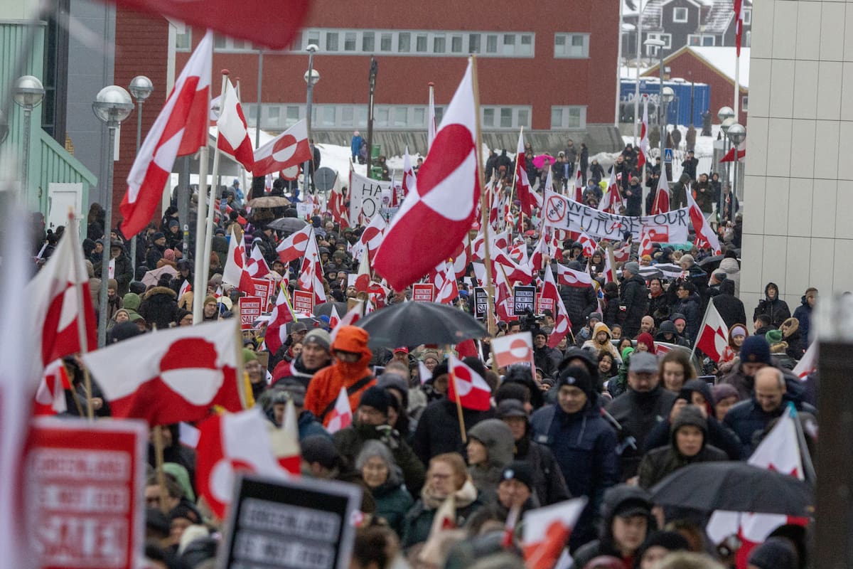 Groenlandia estalla: inician protestas masivas contra Donald Trump