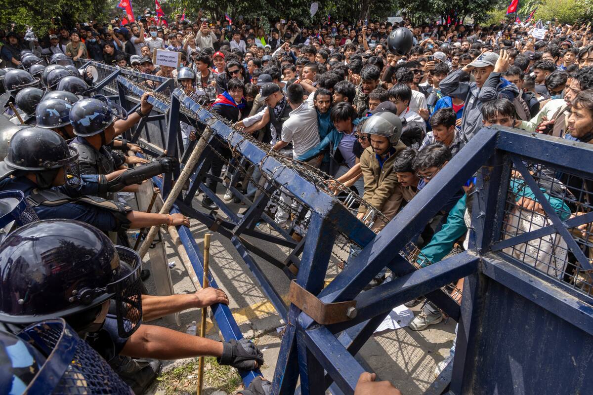 Muere quemada esposa de exprimer ministro de Nepal en Katmandú. // Foto: EFE/ Narendra Shrestha.