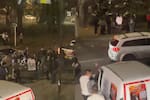 Video: Manifestantes rodearon sede de campaña de Abelardo De la Espriella en Bogotá