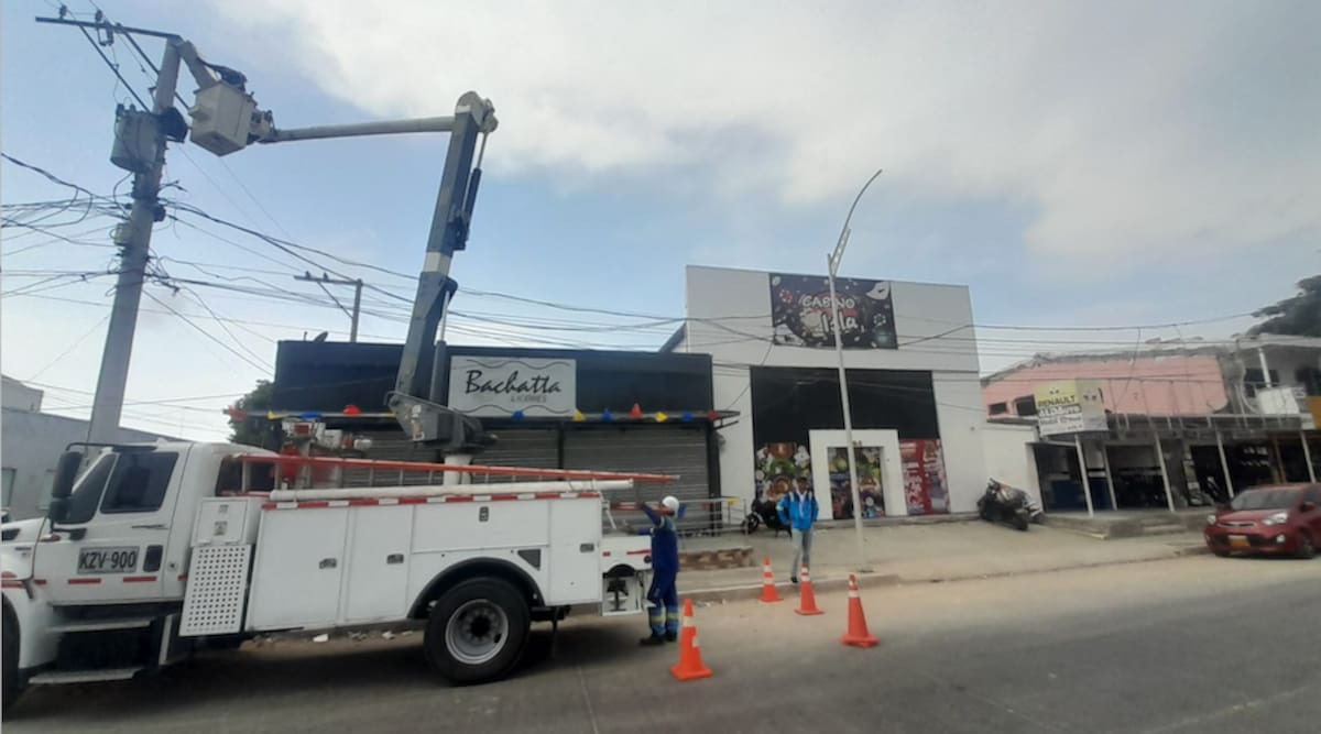 La empresa Air-e Intervenida anunció para este domingo 30 de marzo mantenimiento en el Circuito de la Vía 40 en Barranquilla.//Cortesía.