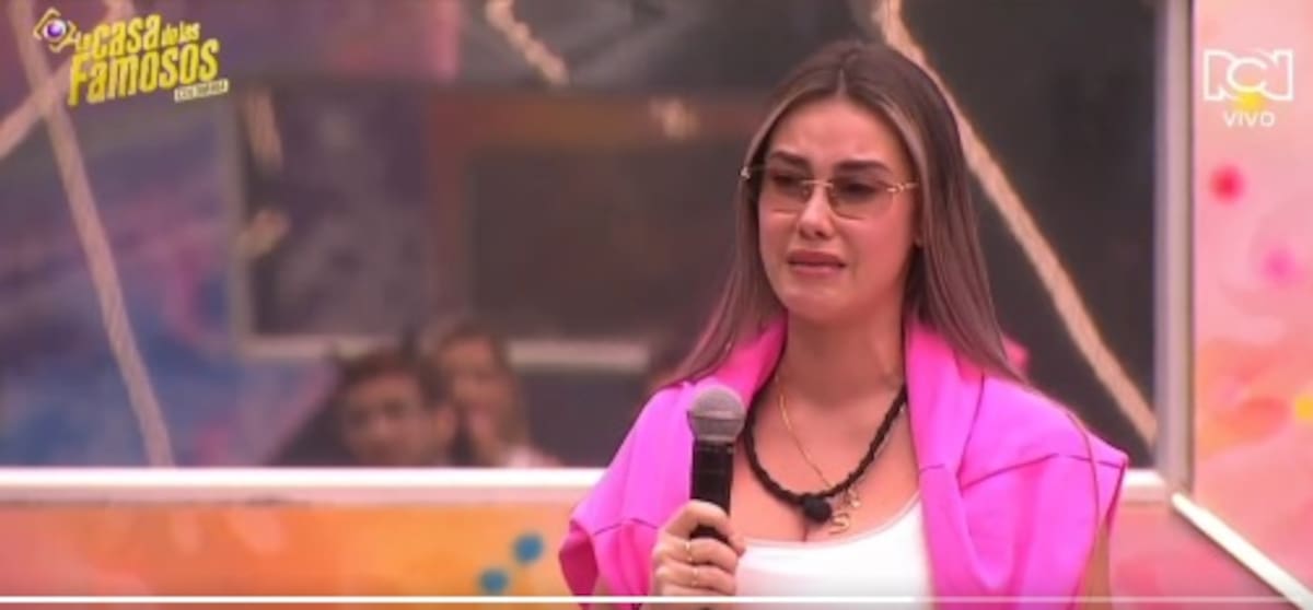 Manuela Gómez fue eliminada de La casa de los famosos. //Foto captura de video.