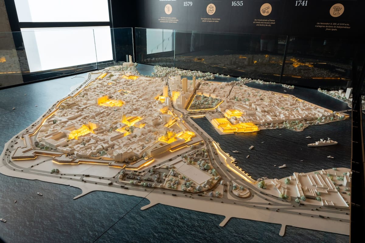 Cartagena es la primera ciudad de Colombia en tener una maqueta a escala // Foto: cortesía.