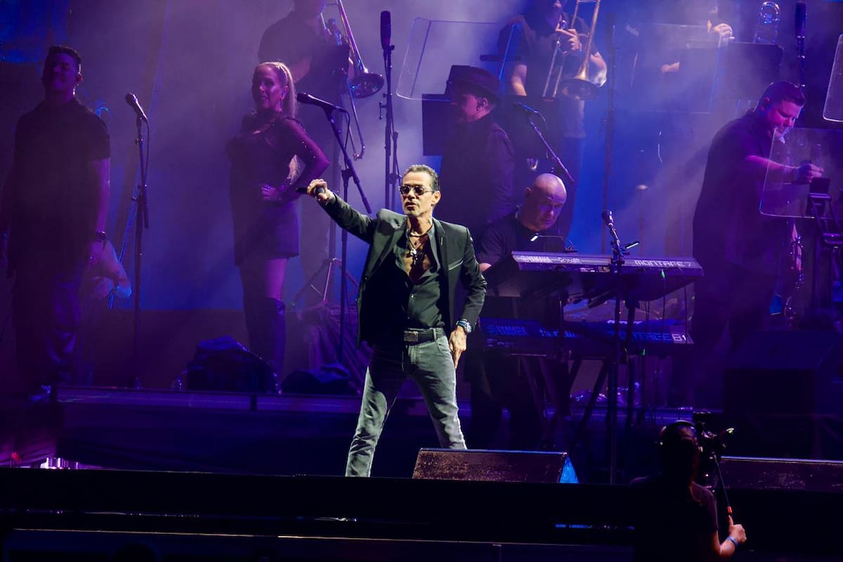 Marc Anthony cerró la espectacular noche del Festival Náutico 2025 en el marco de las Fiestas de Independencia en Cartagena. // Foto: Cortesía.