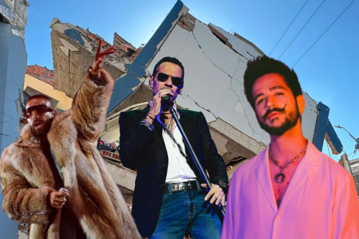 Famosos reaccionan al sismo en Colombia: Marc Anthony y más artistas se ofrecen a ayudar