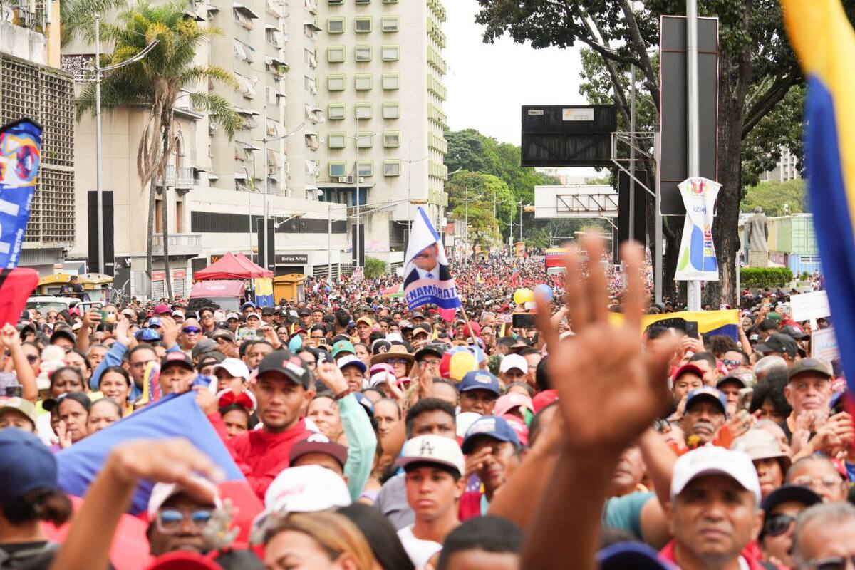 Chavismo toma las calles el día del Nobel a María Corina Machado