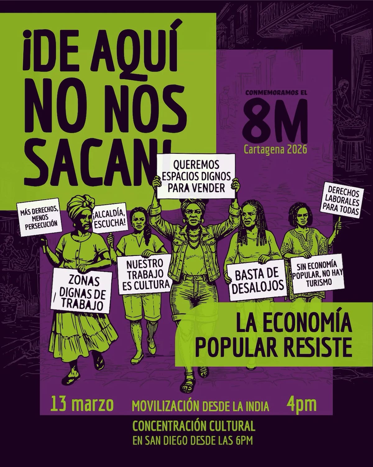 La marcha se realizará el próximo 13 de marzo.