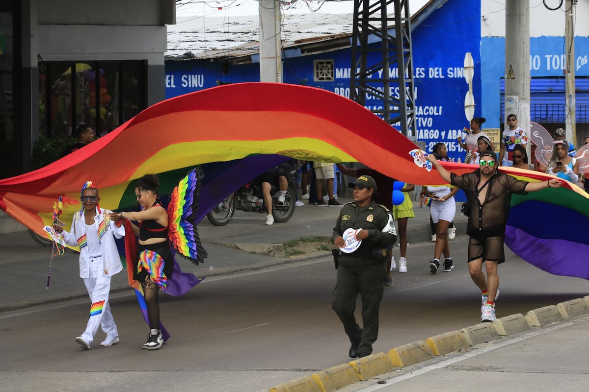 Marcha por el mes del orgullo LGBTIQ+. // Julio Castaño Beltrán - El Universal.