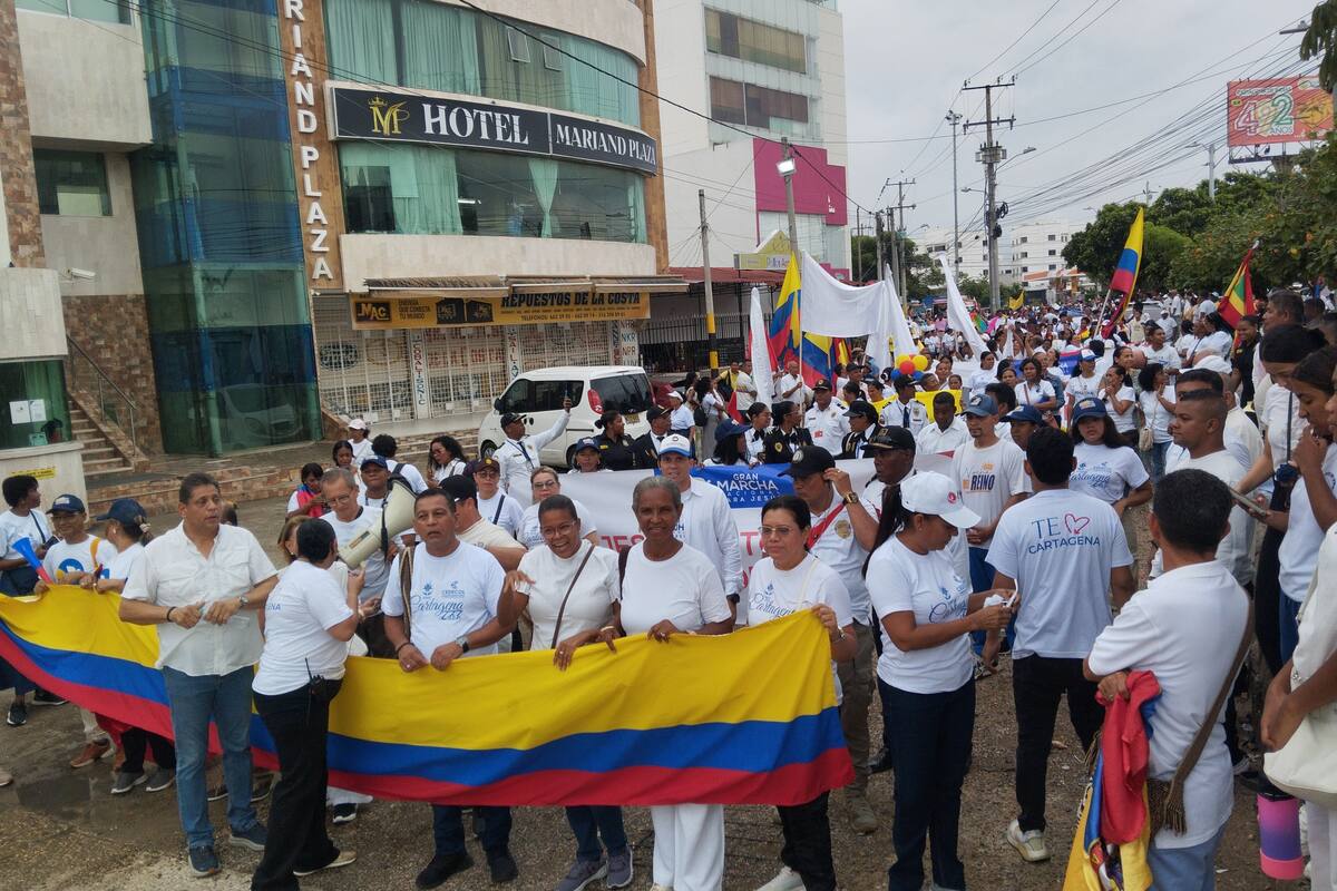 En fotos: así se vivió la “Marcha de Jesús” en Cartagena