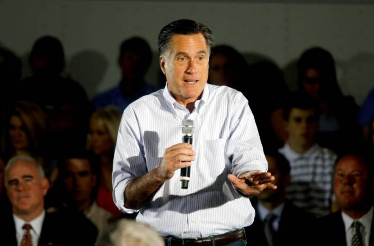 Mitt Romney. AFP Jessica Kourkounis
