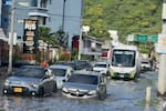 Marea alta en Cartagena: DATT 16 reporta accidentes y 22 vehículos varados