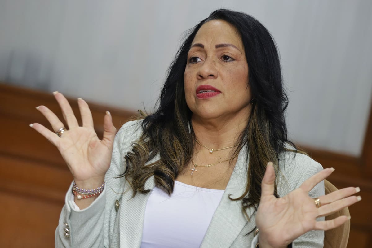 Marelen Castillo fue formula vicepresidencial del fallecido ingeniero Rodolfo Hernández para las elecciones 2022. // Foto: Colprensa.