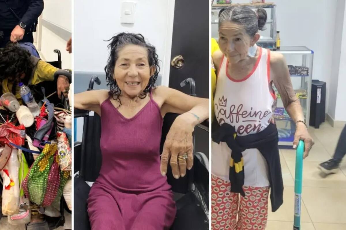 María, la habitante de calle que se reencontró con su hijo tras 20 años