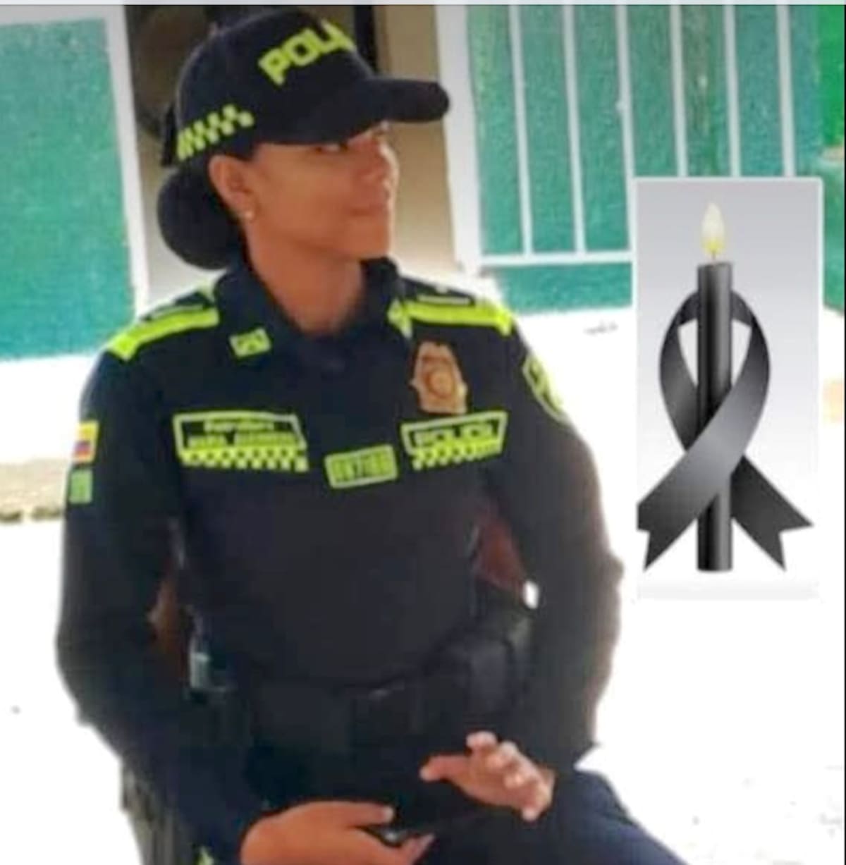 María Alejandra Guerrero Montiel, la patrullera que murió la madrugada de este lunes 28 de abril, al caer desde un quinto piso de un edificio del barrio Caribe Verde de Barranquilla.//Cortesía.
