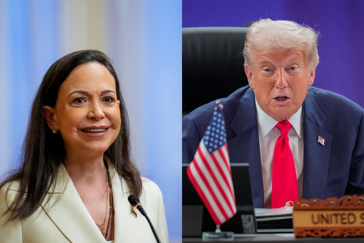 Concluyó encuentro entre Trump y María Corina Machado: duró más de dos horas