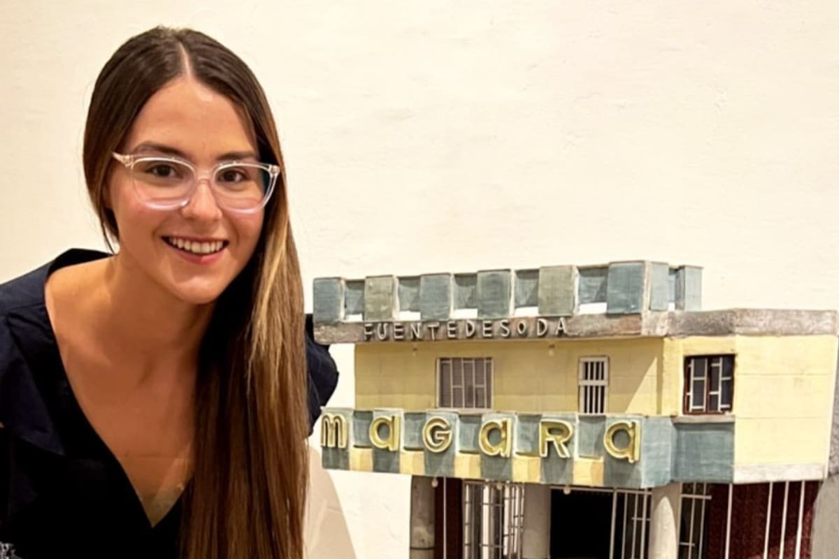 María Fernanda Mantilla, la artista que muestra a Colombia, en miniatura