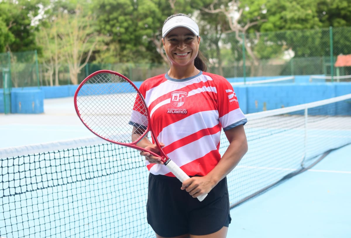 Después de la gira por Brasil y Paraguay, la atlanticense María Fernando Herazo regresa a Barranquilla para preparar las competencias del segundo semestre de este 2026./Cortesía Indeportes Atlántico.