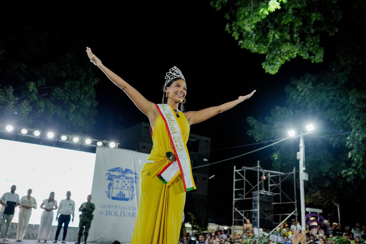 María José Ayaso fue coronada Señorita Bolívar. //Foto: cortesía.