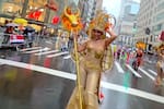 Reina del Carnaval de la 44 llevó la fuerza del Congo al Desfile de la Hispanidad de Nueva York