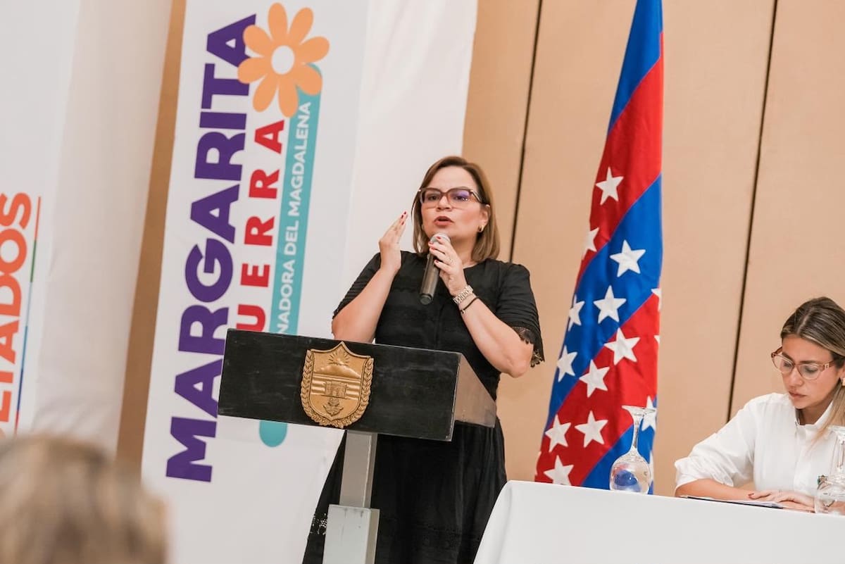 María Margarita Guerra, gobernadora del Magdalena. // Foto: Cortesía - Gobernación del Magdalena.
