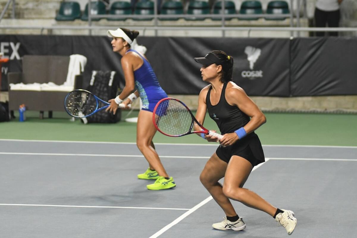 Las barranquilleras María Paulina Pérez y María Fernanda Herazo, cayeron la semifinal del torneo W125 Barranquilla Open de Tenis.
