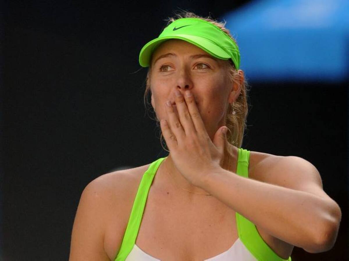 Maria Sharapova. AFP WILLIAM WEST