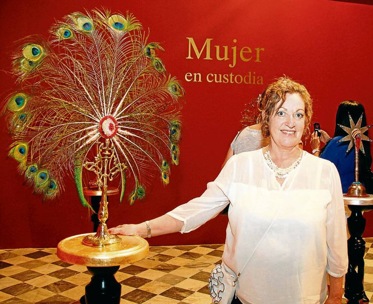 La expositora, María Eugenia Trujillo. Luis Aparicio/ El Universal/