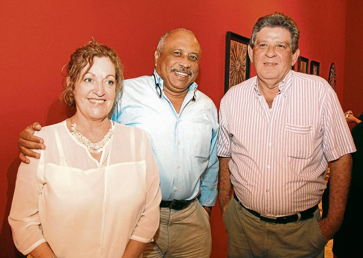 María Eugenia Trujillo, Moisés Álvarez y Raúl Porto.