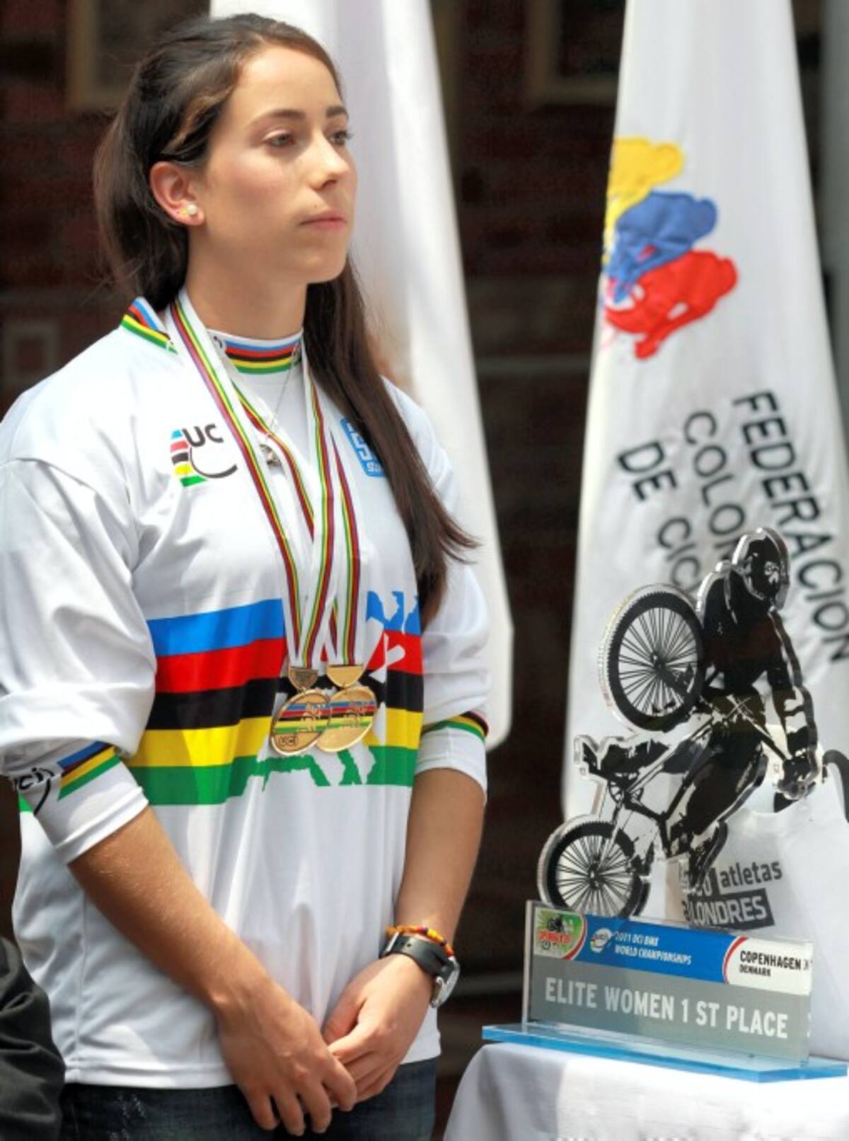 Mariana Pajón ya cuenta en su haber con 14 títulos Colprensa