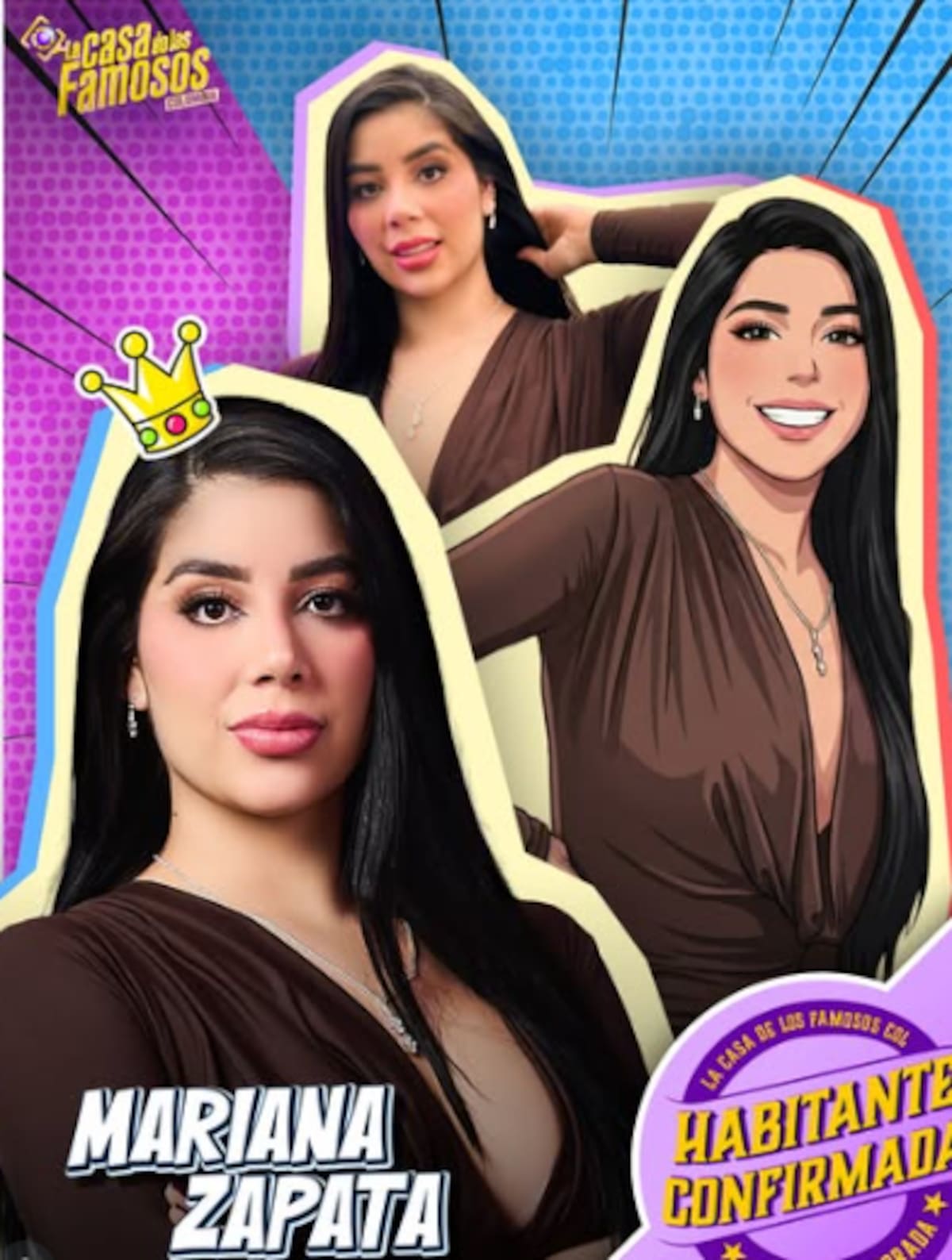 Mariana Zapata. //Foto: IG @lacasadelosfamosos1.