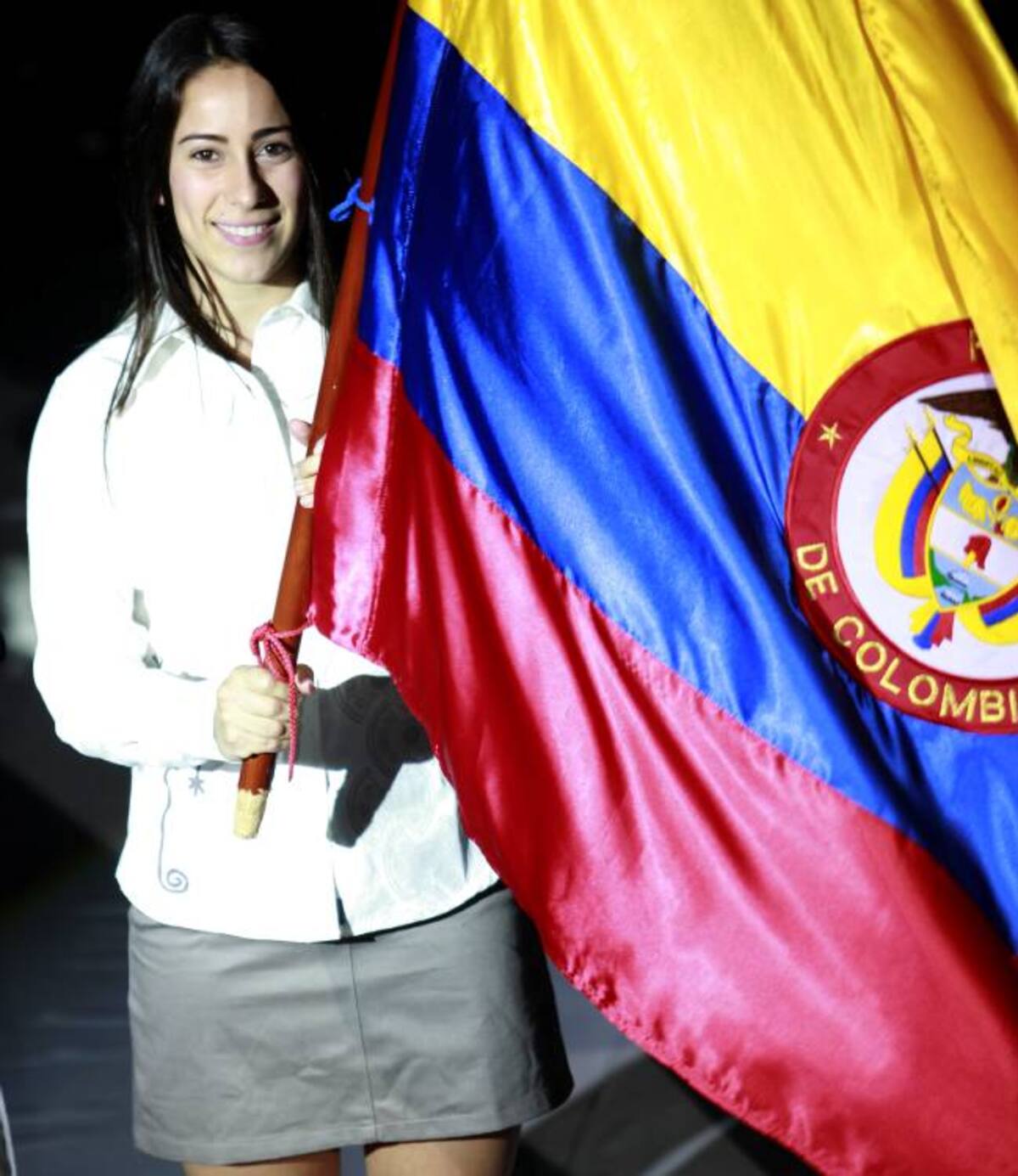 Mariana Pajón Londoño, será la abanderada de Colombia en los Juegos Olímpicos de Londres 2012. COLPRENSA