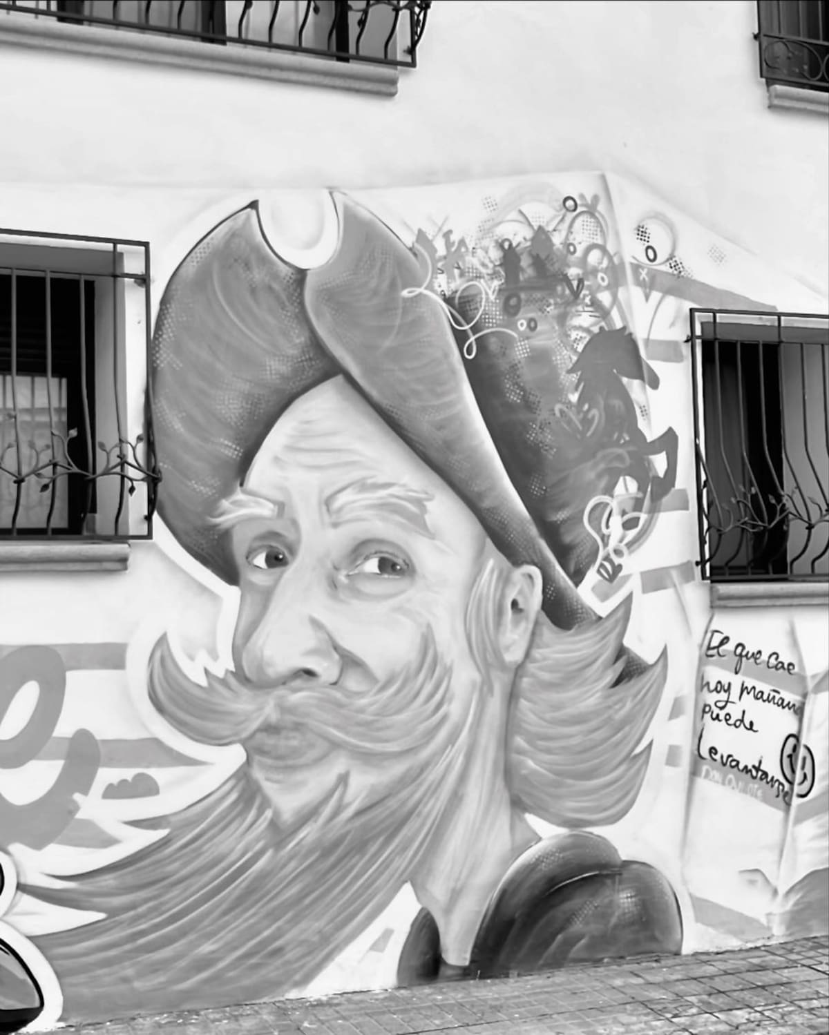 En Castilla-La Mancha llegó el arte de un cartagenero que no para de sonreír. //Foto: Cortesía - Marion.Ve.