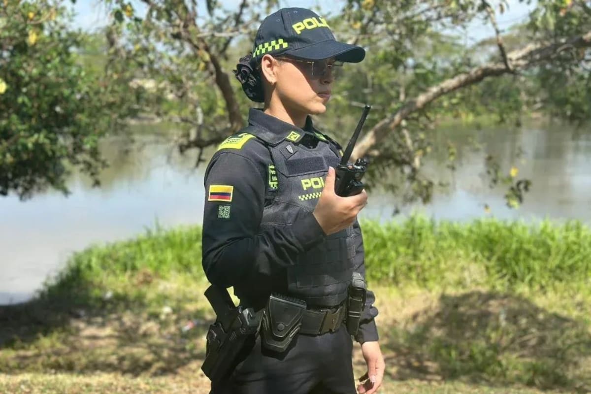 Marly Valencia, la patrullera que eligió salvar una vida en medio del caos en Soplaviento