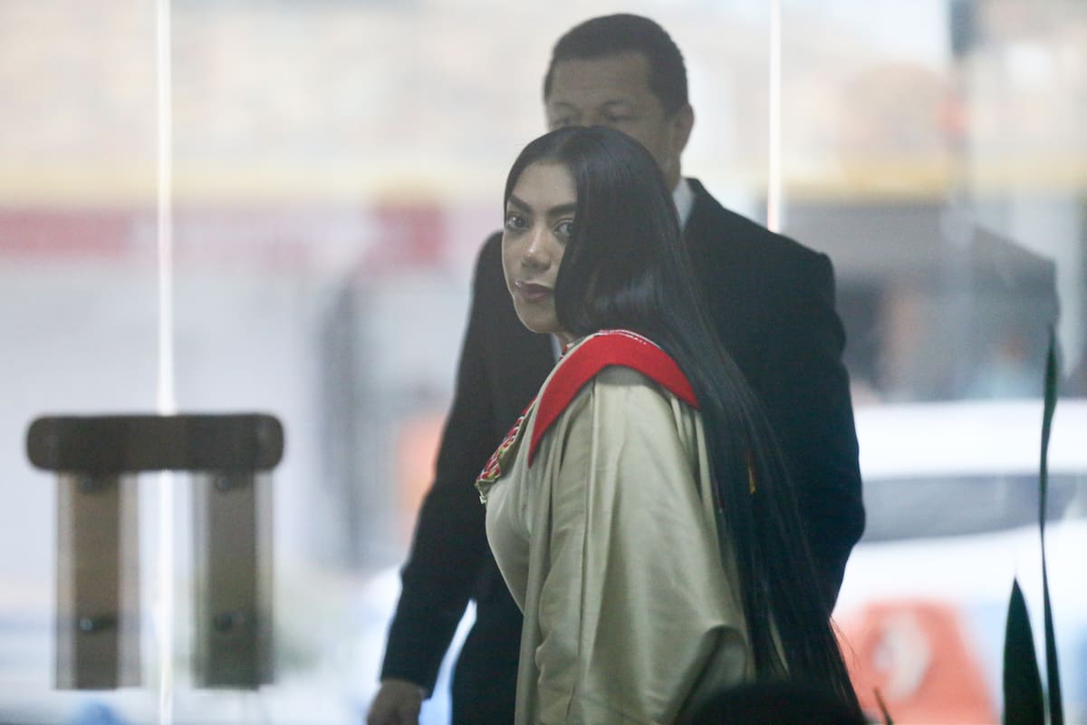 Martha Peralta queda en libertad tras declarar por escándalo de la Ungrd. // Foto: Colprensa - Lina Gasca.