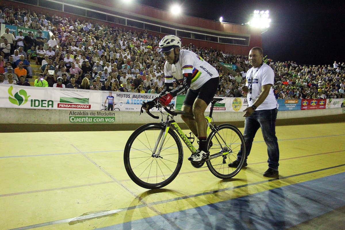 Martín Emilio 'Cochise' Rodríguez, una de las grandes figuras del ciclismo colombiano. //Foto, Archivo Colprensa: EPM INDER